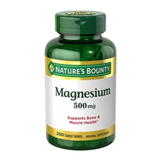 Nature's Bounty Magnesium Review - Bone and Muscle Health Tablets